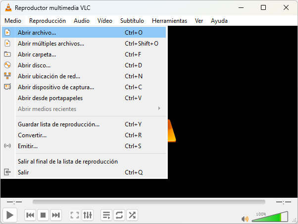 añadir música de spotify al reproductor multimedia vlc