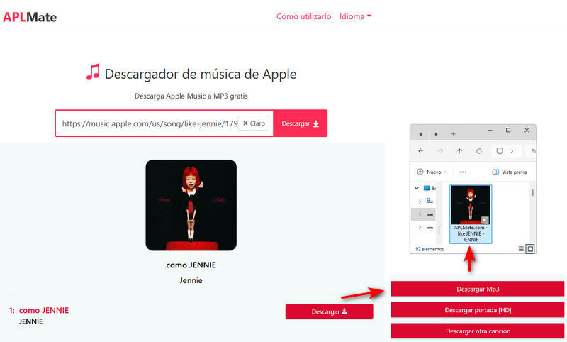 descargar apple music desde aplmate