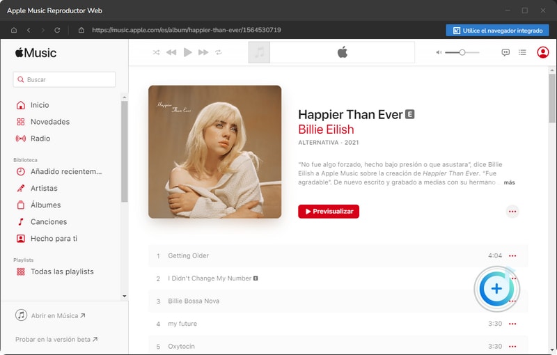 añadir apple music