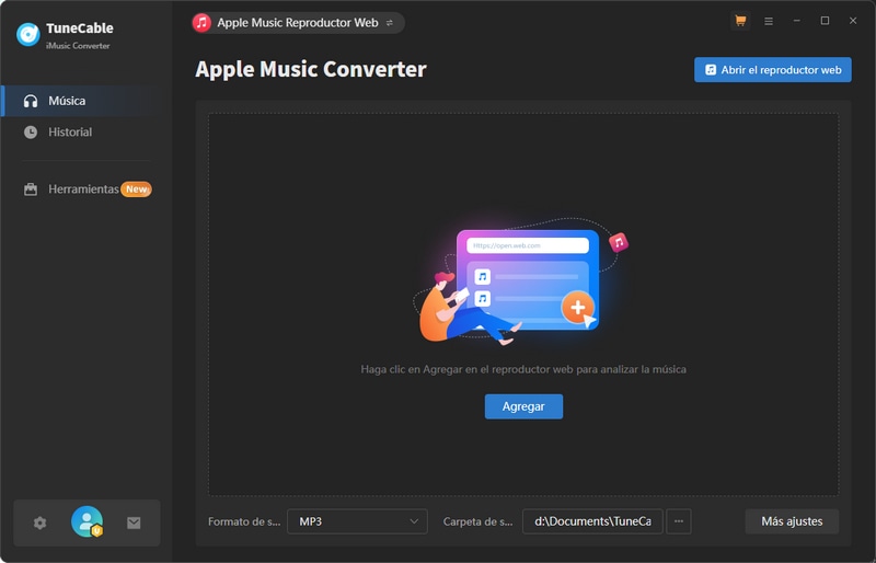 iniciar TuneCable apple music converter