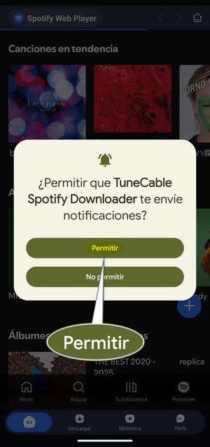 permitir notificaciones