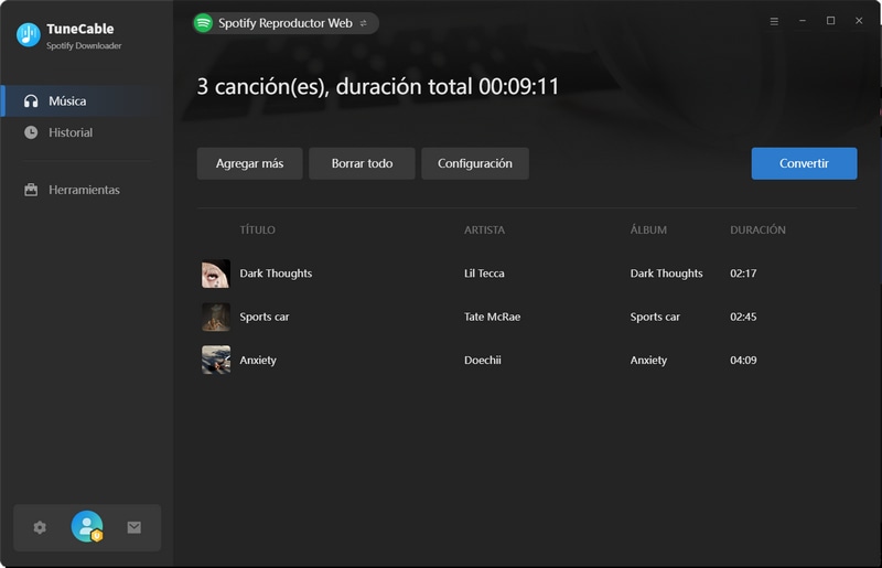 convertir canciones de spotify a mp3