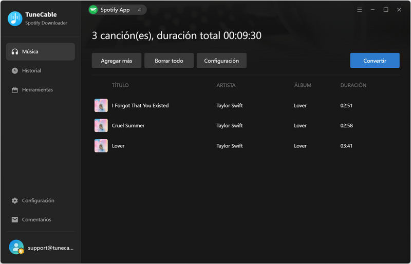 Convertir canciones de Spotify a FLAC de 24 bits