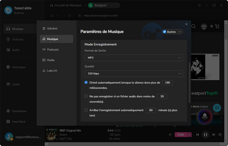 beatport interface