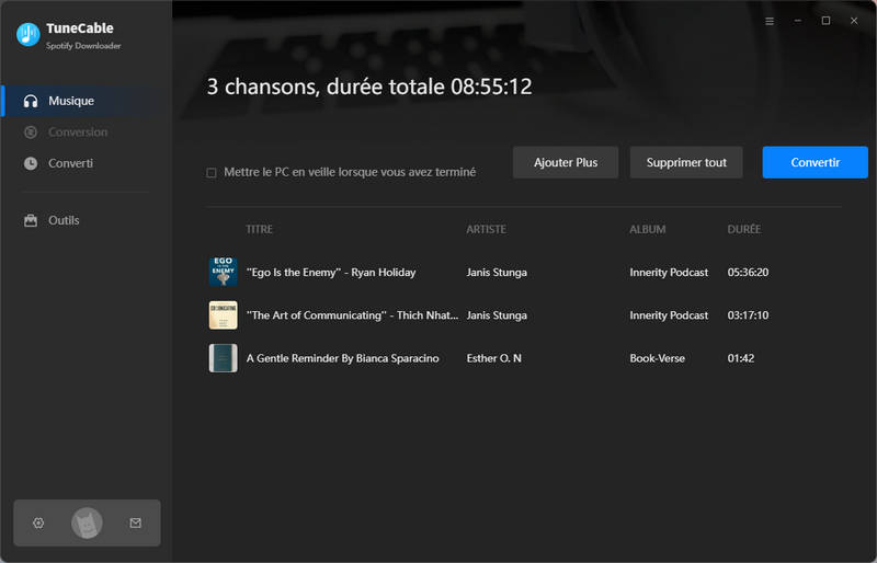 télécharger des livres audio Spotify au format MP3
