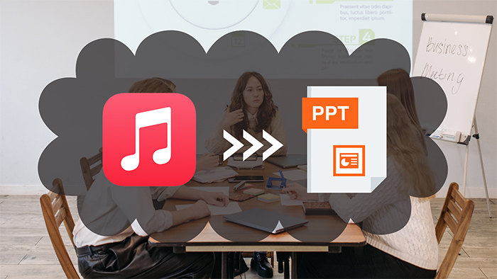 Add Apple Music to Powerpoint Presentation