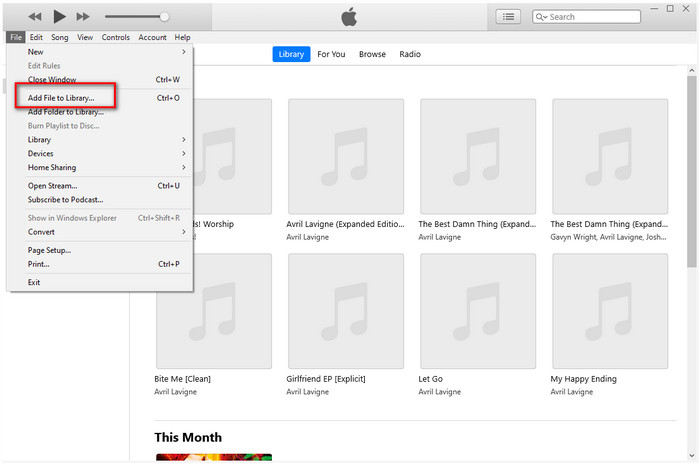 add music to itunes library