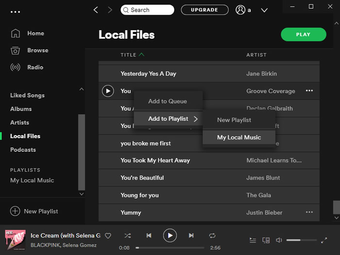 add music to spotify step 6