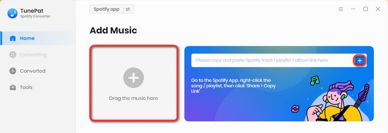 Select Spotify Tracks to Convert on TunePat