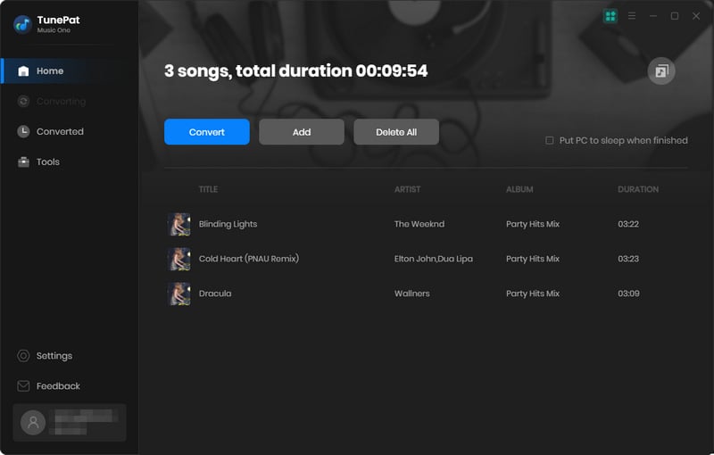 Convert Tidal to MP3