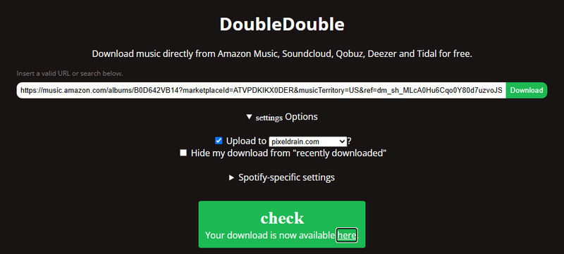 double double amazon music downloader