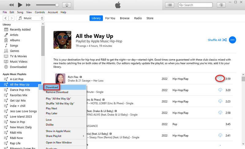 download apple music playlist