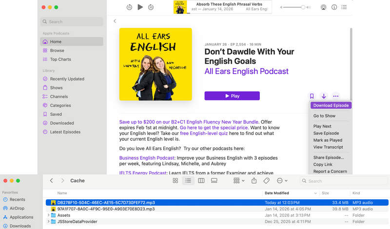 download apple podcast on mac