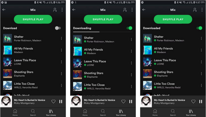 download spotify songs on android phone