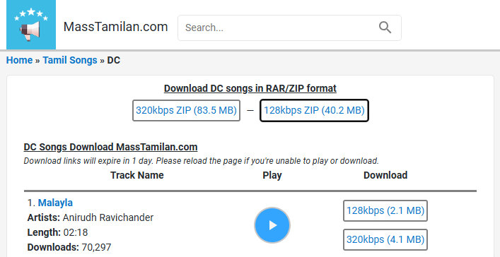 download tamil songs from masstamilan