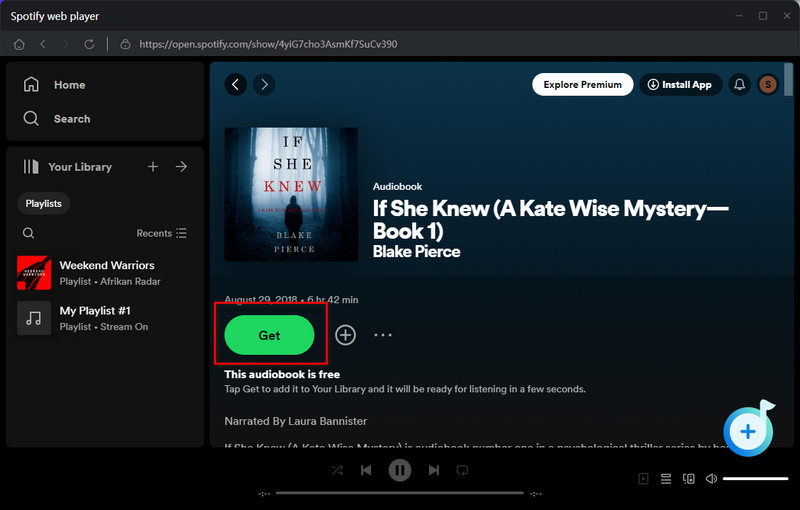 add spotify audiobooks to download