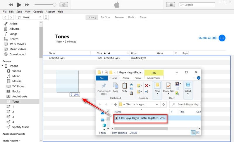 import customized ringtones to iphone