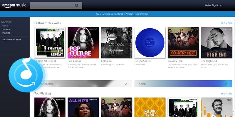 keep Amazon Music playable all the time