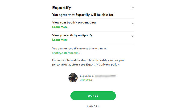 log in to spotify on web