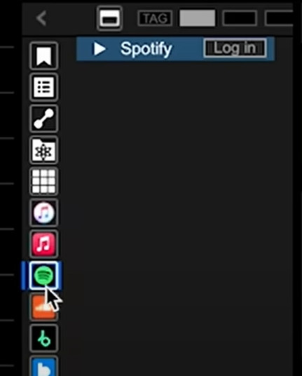 iniciar sesión de spotify en rekordbox dj