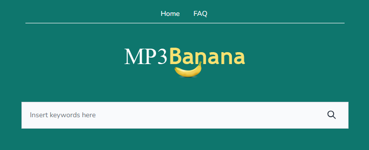 MP3 Juice alternative: MP3Banana