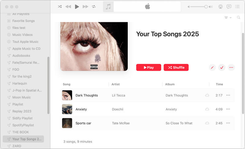 offline playback of spotify Wrapped 2025 on mac