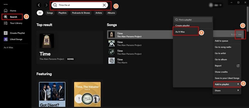 re-import greyed out spotify songs to playlist