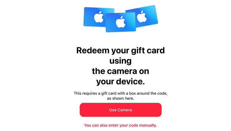 redeem apple music with gift card
