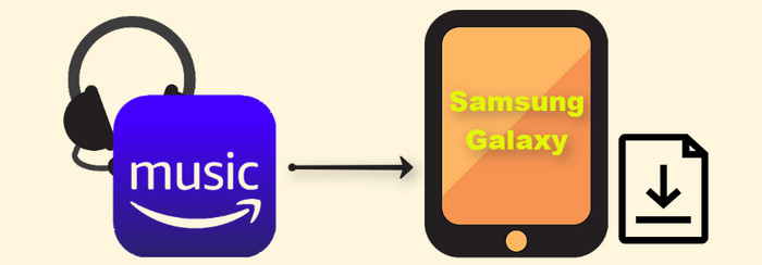 save amazon music to samsung galaxy tablet