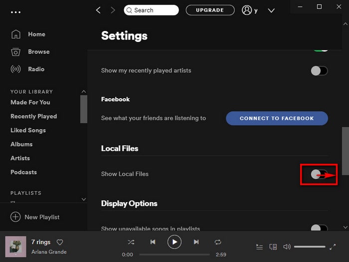 Spotify Settings