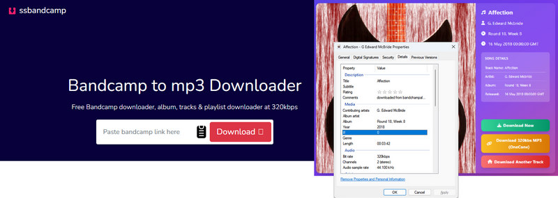 ssbandcamp bandcamp to mp3 downloader