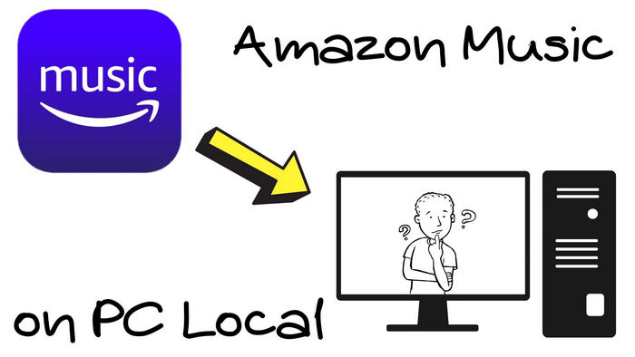 store amazon music on pc local