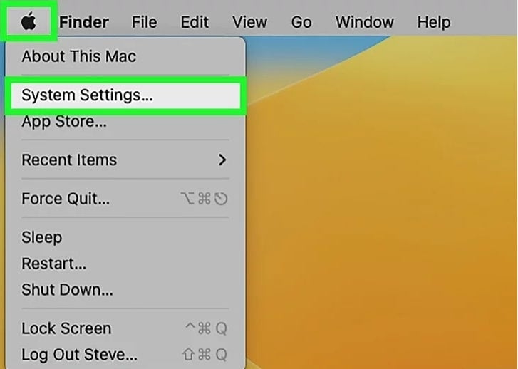 mac system settings