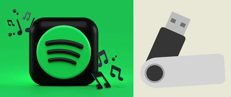 transfer spotify music to usb flash drive