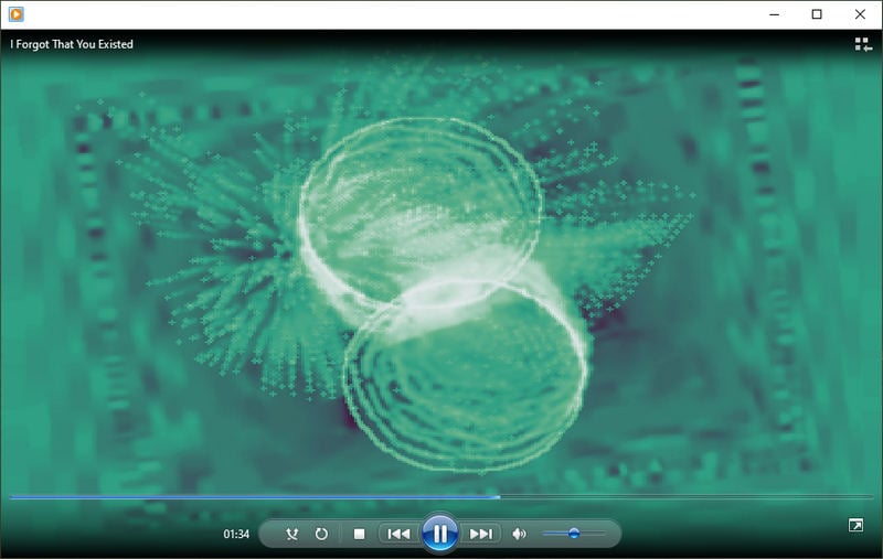 Windows Media Player Visualization