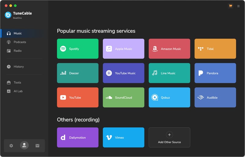 home page