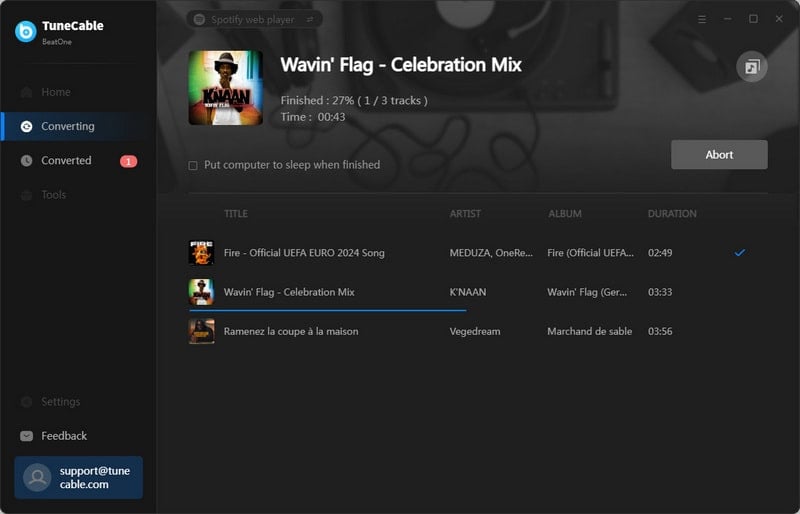 choose songs to download