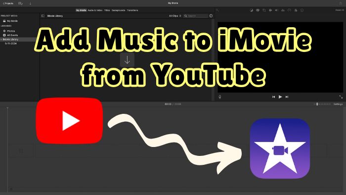 Add Music to iMovie from YouTube