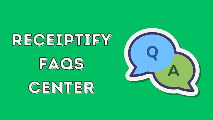 Receiptify FAQs Center