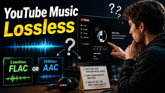 YouTube Music lossless Quality