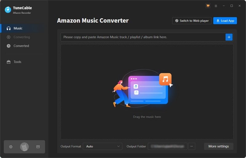 drag and drop amazon music to tunecable