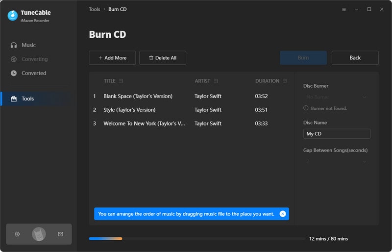 burn cd