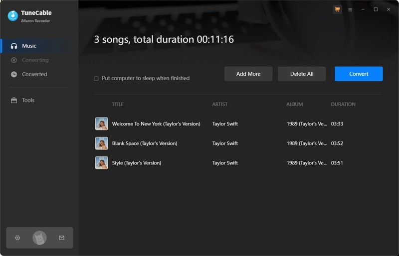 amazon music download list