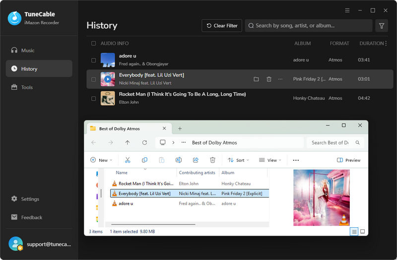 offline playback of amazon music