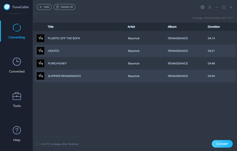 add apple music to download list