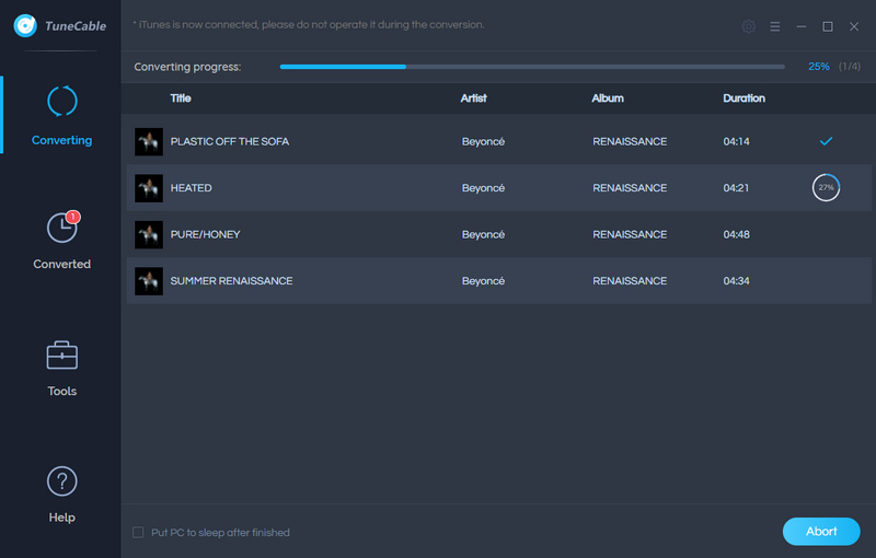downloading apple songs to wav
