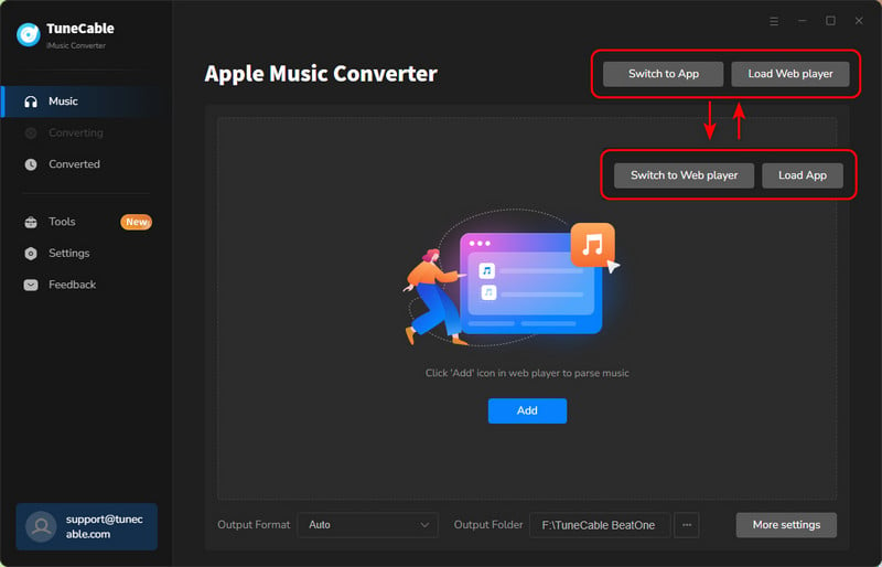 start tunecable apple music converter