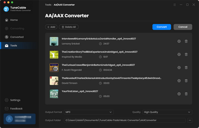 convert audiobooks