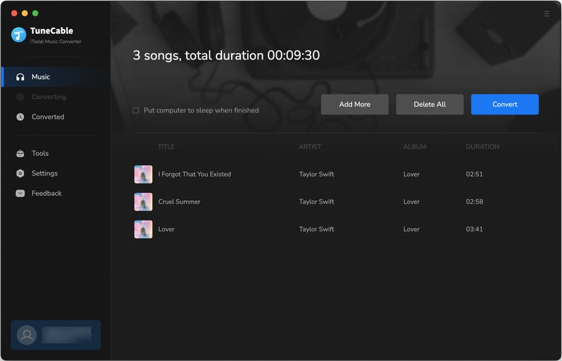 convert tidal music to mp3