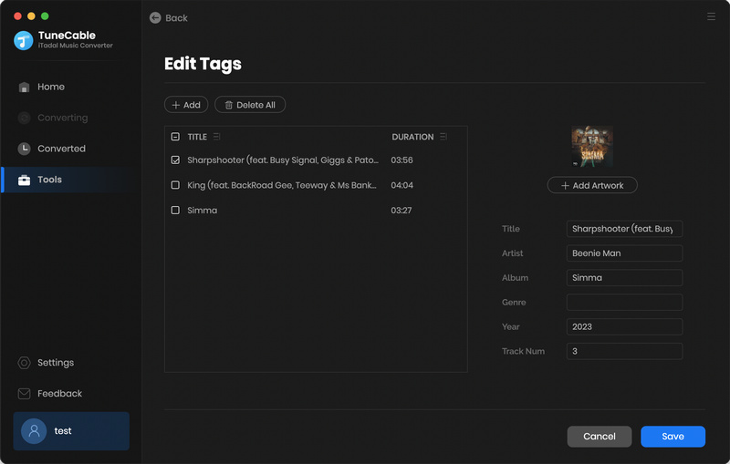 edit tag